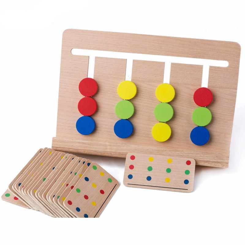Montessori Four Colors Matching Early Childhood Education Toy - aleph-zero