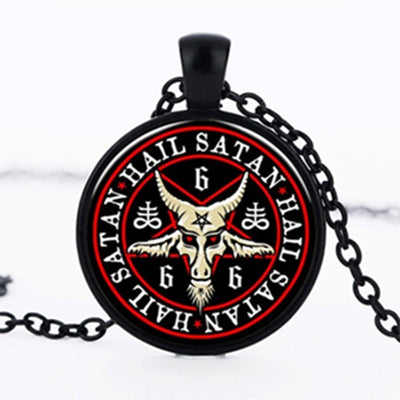 Handmade Baphomet Inverted Pentagram Necklace