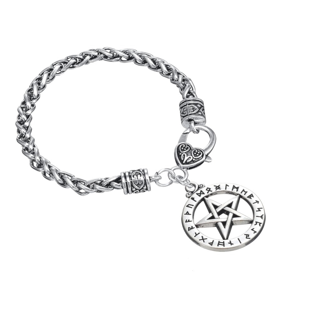 Pentacle Pentagram Wiccan Bracelet
