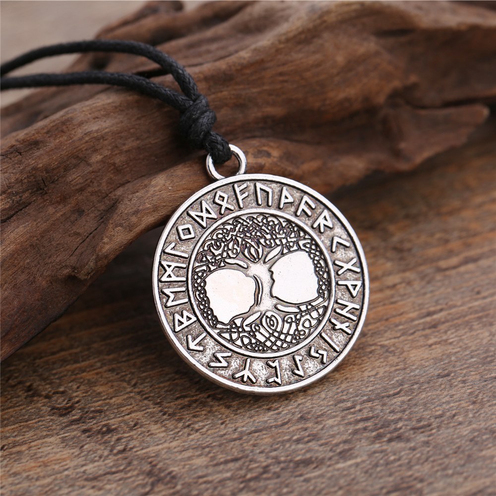 Wicca Tree of Life Seal Pendant Necklace