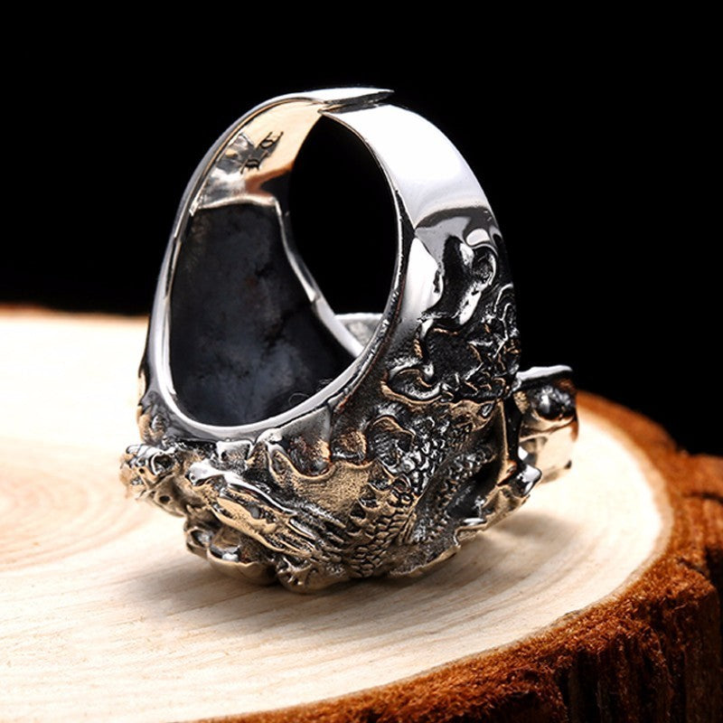 Silver Skulls Ring