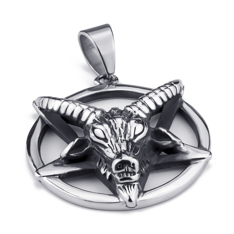 Baphomet Goat Pentagram Devil Necklace