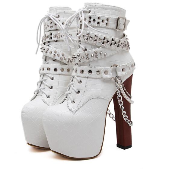 The Princess High Heels Ankle Boots