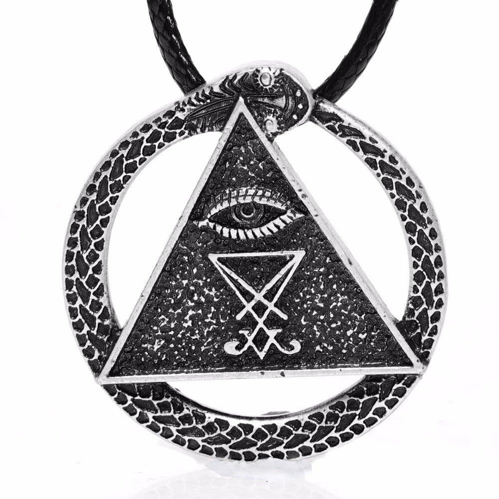 Sigil of Lucifer - Eye Amulet Snake Necklaces