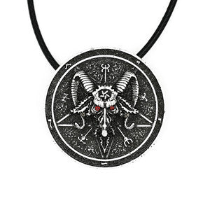 Baphomet Amulet Sabbatic Goat Necklace Pendant
