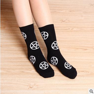 The Pentagram tube socks