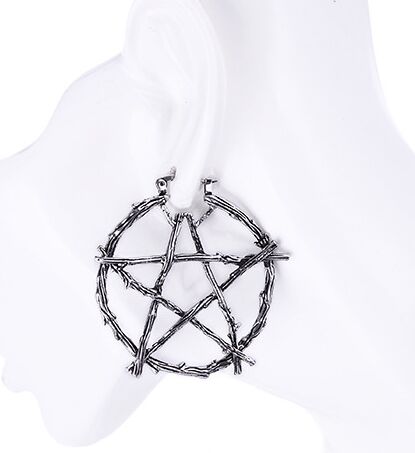 Pentagram Witchcraft  Stud Earrings