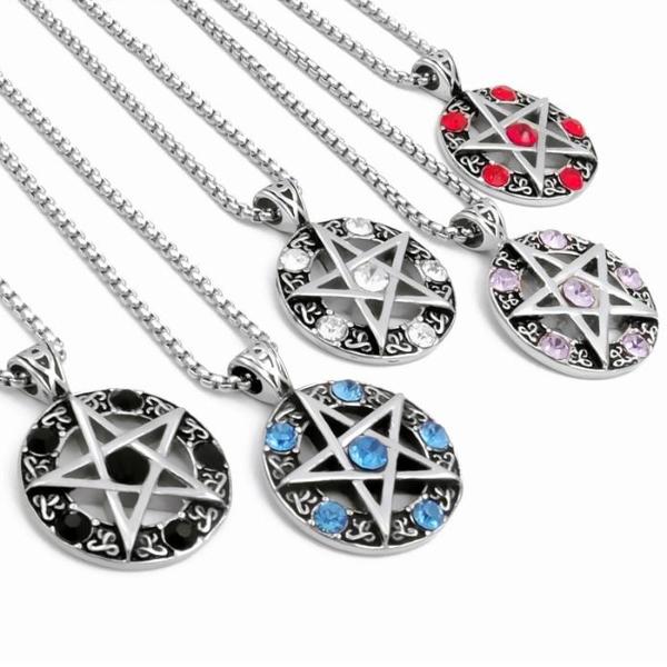 Celtic Wicca Pentagram Star Necklace