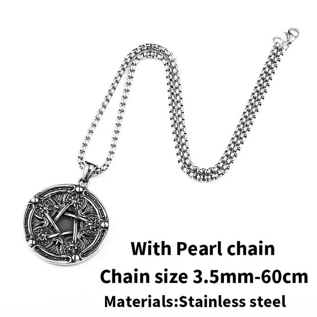 Ornamental Pentagram Necklace