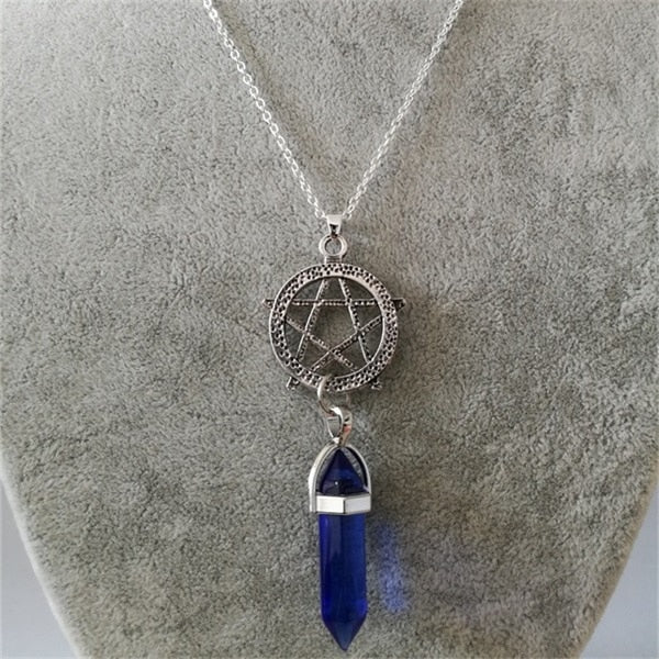 The Crystal pentagram Necklace