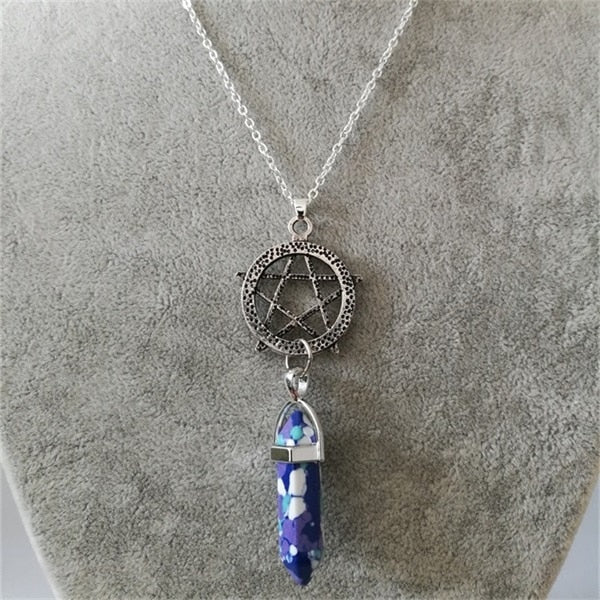 The Crystal pentagram Necklace