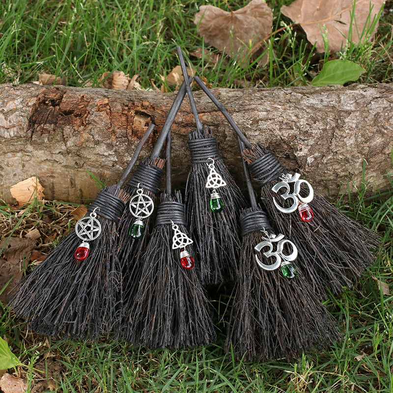 The Black Mini Wiccan Altar Besom