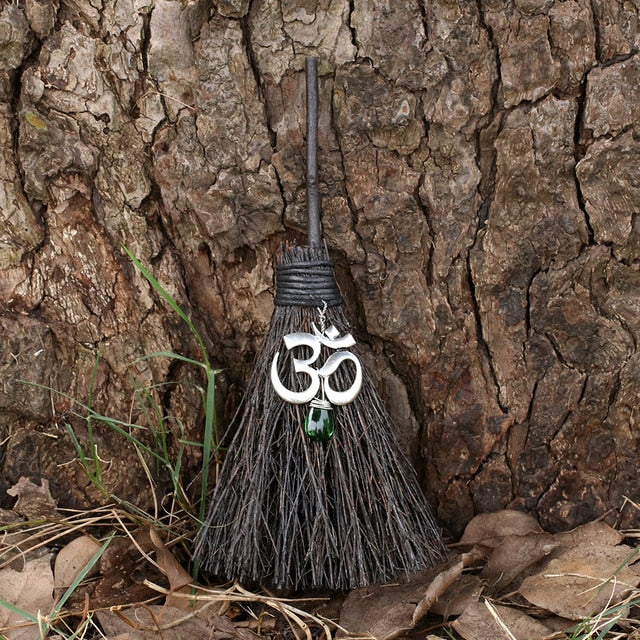 The Black Mini Wiccan Altar Besom
