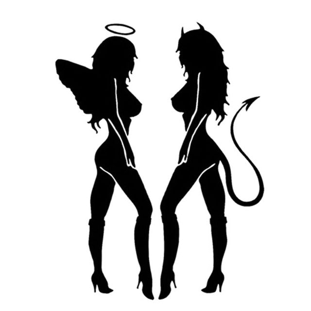 The Sexy Girl Devil Car Sticker Decal Car Styling