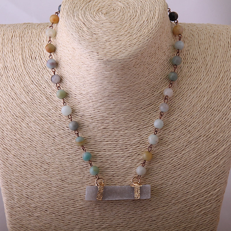 Vintage Amazonite Necklace