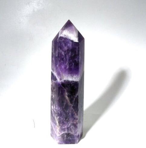 Beautiful natural Dream amethyst point quartz crystal