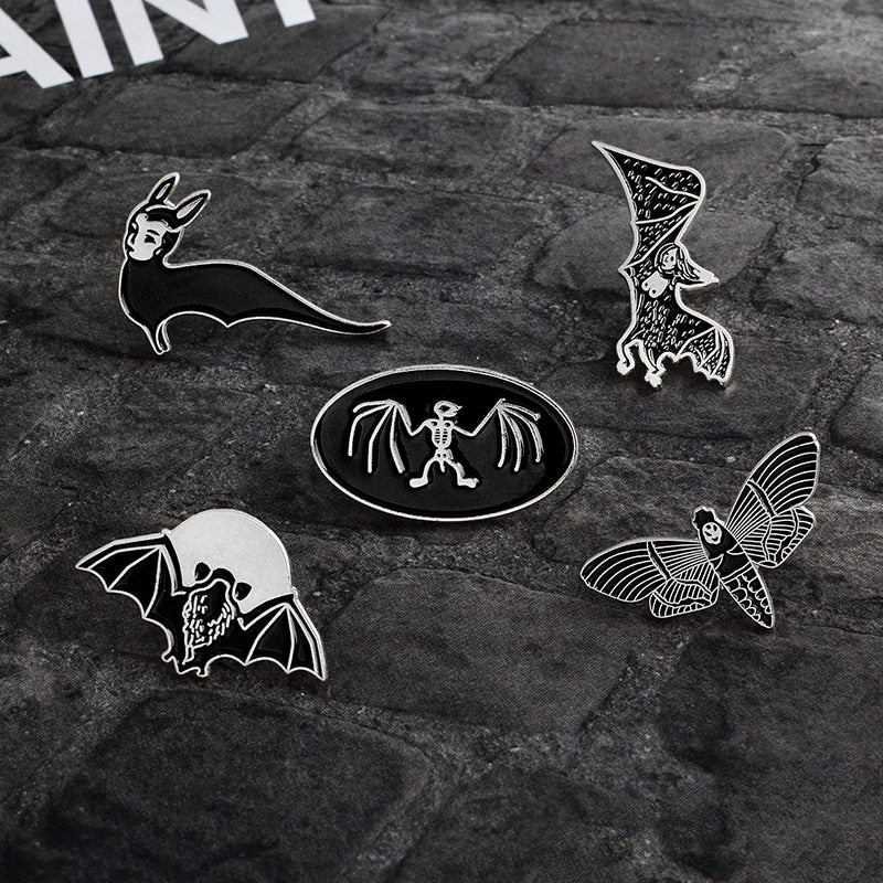 Gothic Punk lapel pins set