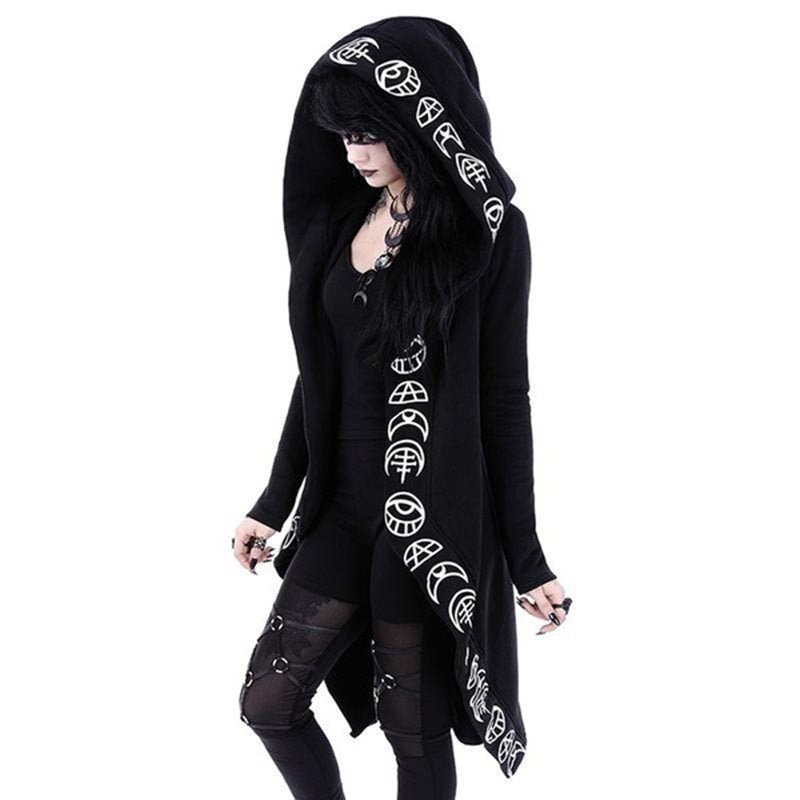 Gothic Casual Cotton Sweatshirt