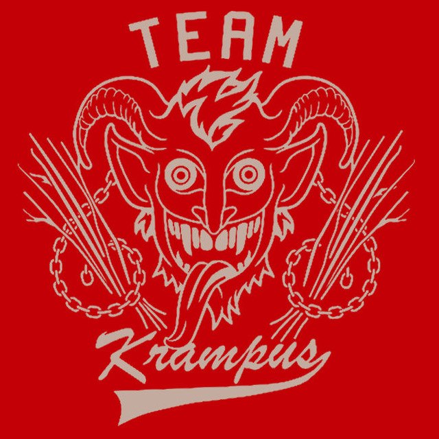 Team KRAMPUS, XMAS Devil Evil Man T-Shirt