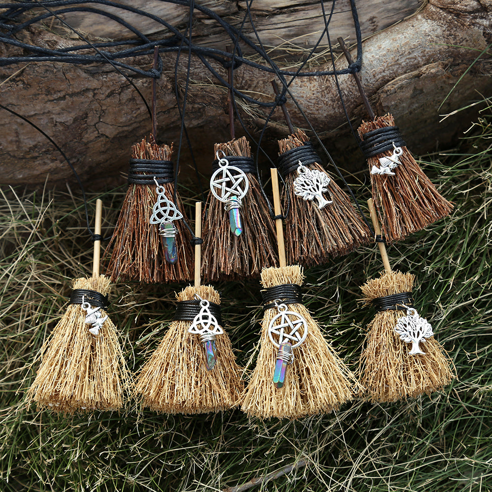 Witches Wiccan Besom Witchcraft Charm