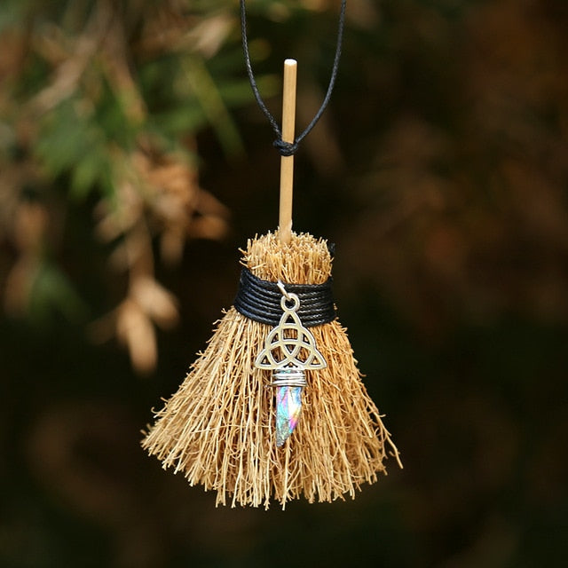 Witches Wiccan Besom Witchcraft Charm