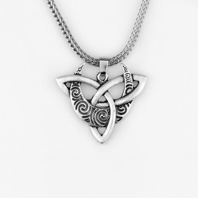 Triangle Moon Triquetra Tribe Necklace