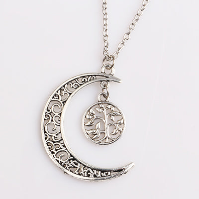 Protection Crescent Moon necklace