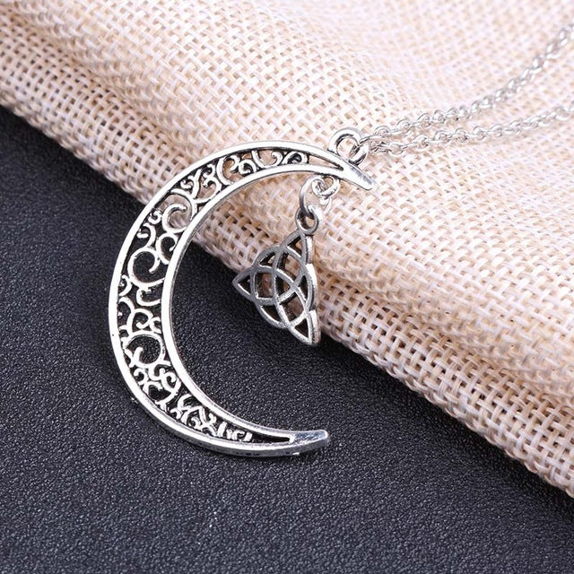 Protection Crescent Moon necklace