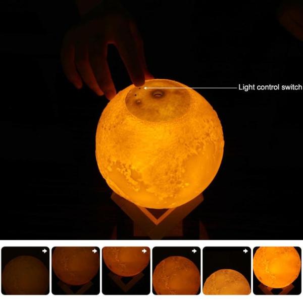 The 3D Moon Lamp Air Humidifier