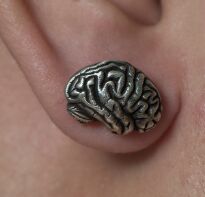 Brain Oddities Artery Stud Earrings