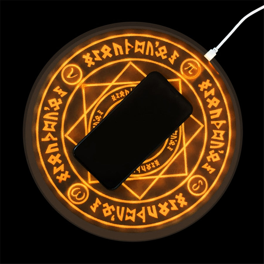 Magickal Universal Pentagram Qi Wireless   - Fast Charger