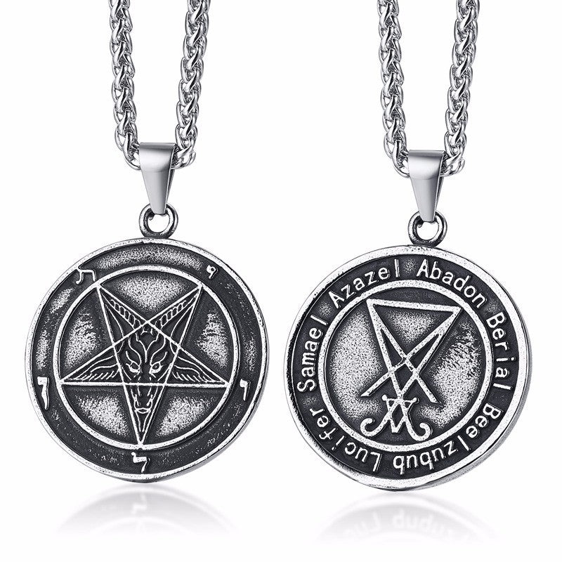 Sigil of Lucifer (“Seal of Satan”) Pendant Necklace
