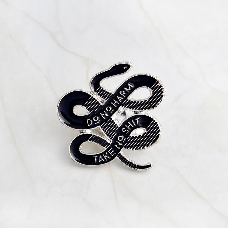 Do No Harm Snake Pins Brooches