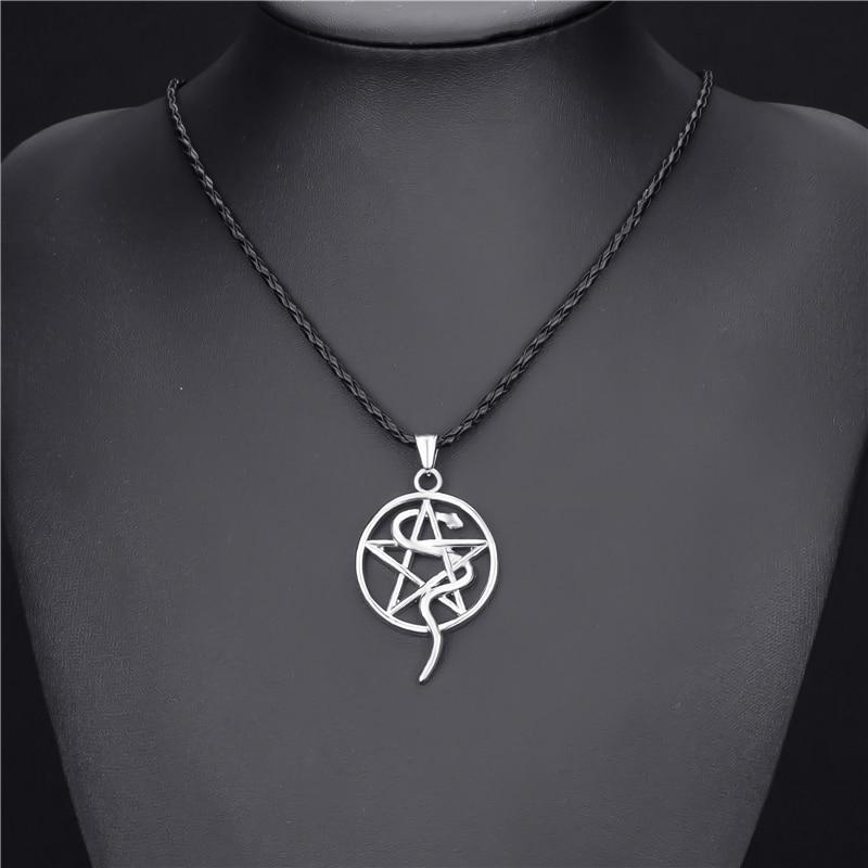 The Pentagram Ouroboros Snake Necklace